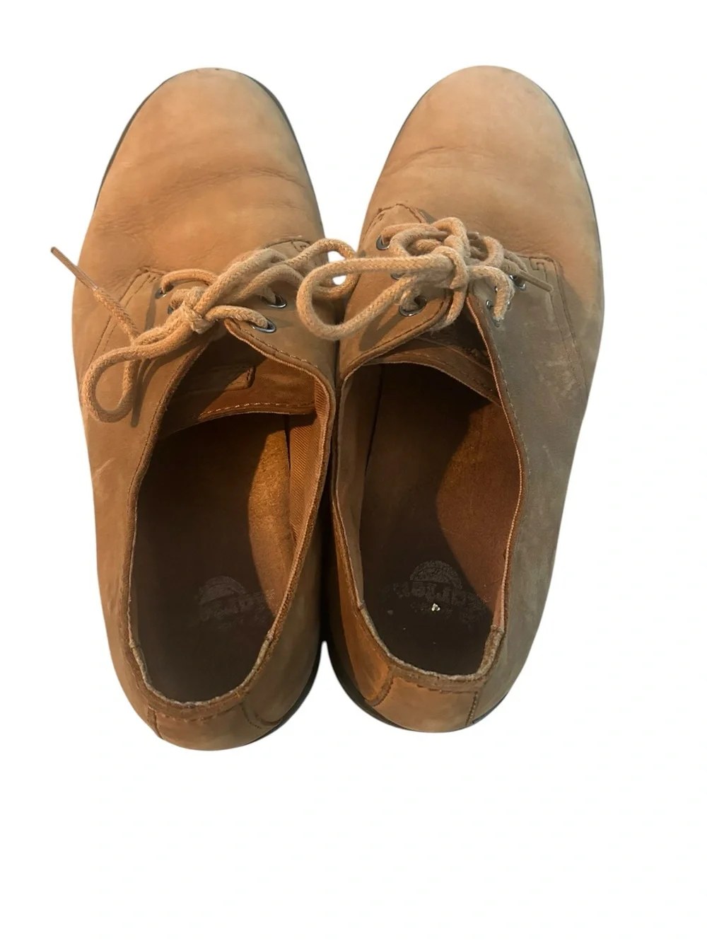 Dr. Marten Men's Casual Lace-Up Leather Shoes in Tan size 10
